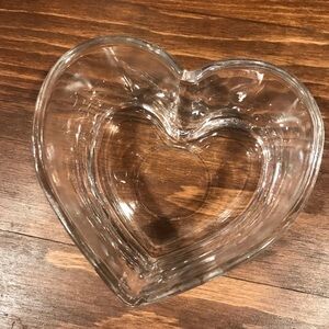♥️Thick Glass Heart Dish